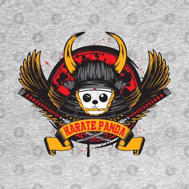 Karate Panda Samurai with Wings by Karate Panda